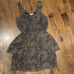 Animal print dress.